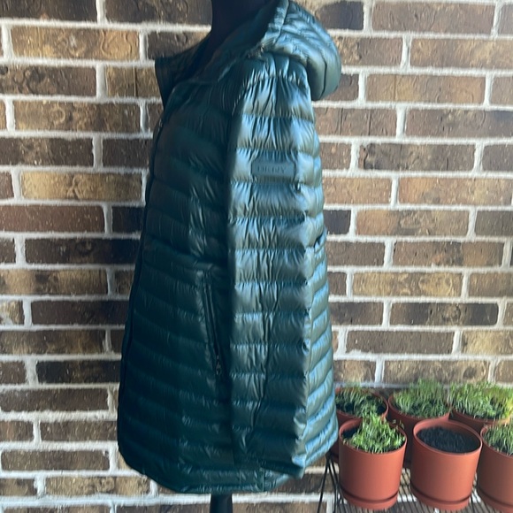 DKNY DONNA KARAN GREEN PACKABLE DOWN ANORAK JACKET - Picture 5 of 14